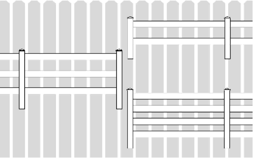 如何安裝Vinyl ranch Rail Fence